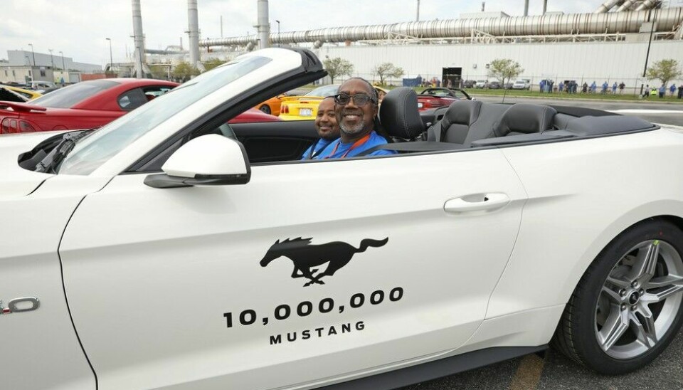Ford Mustang feirer 10 millioner