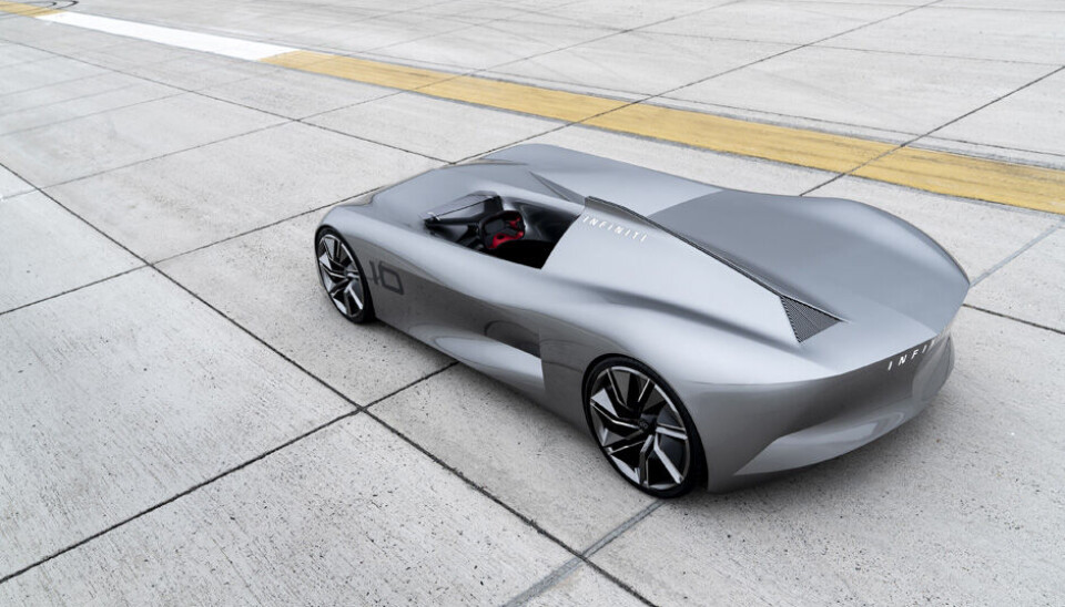 Infiniti Prototype 10 på Pebble Beach i California.