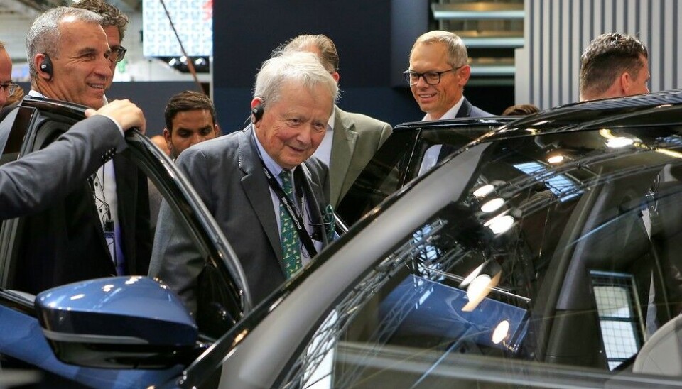 Byton på IAA 2019Celebert besøk fra Porsche - Foto: Stefan Baldauf / Guido ten Brink