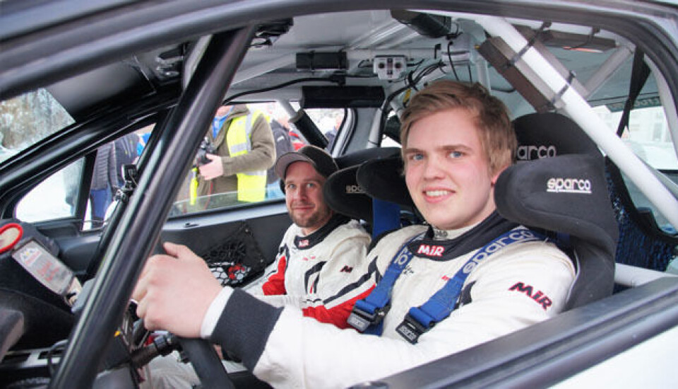 Håkon Sveen Frøslid og Marius Fuglerud leder den internasjonale klassen for tohjulsdrevne biler, men kun med tre poengs margin