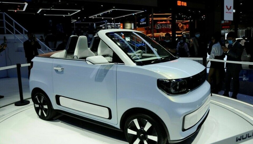 Auto Shanghai 2021Wuling Mini EV Cabrio