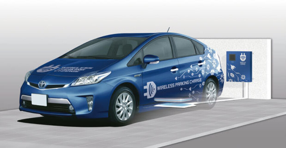 Toyota tester ut trådløs lading