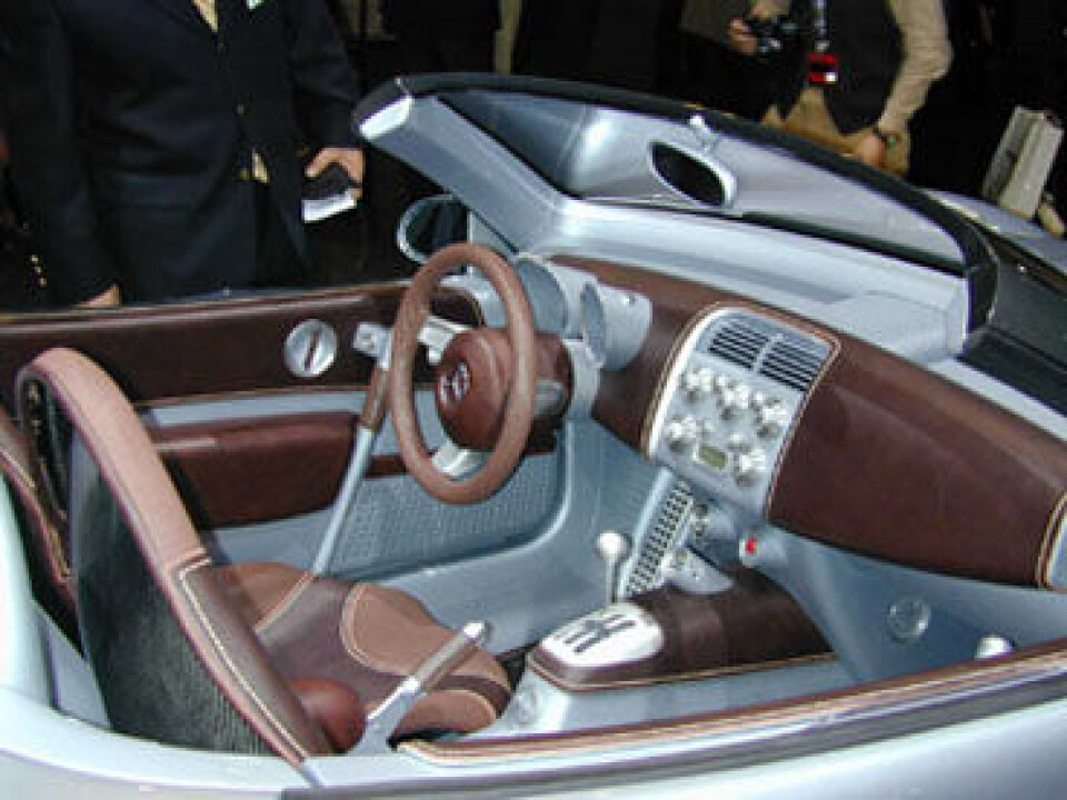 Mercedes SL-A interiørfoto