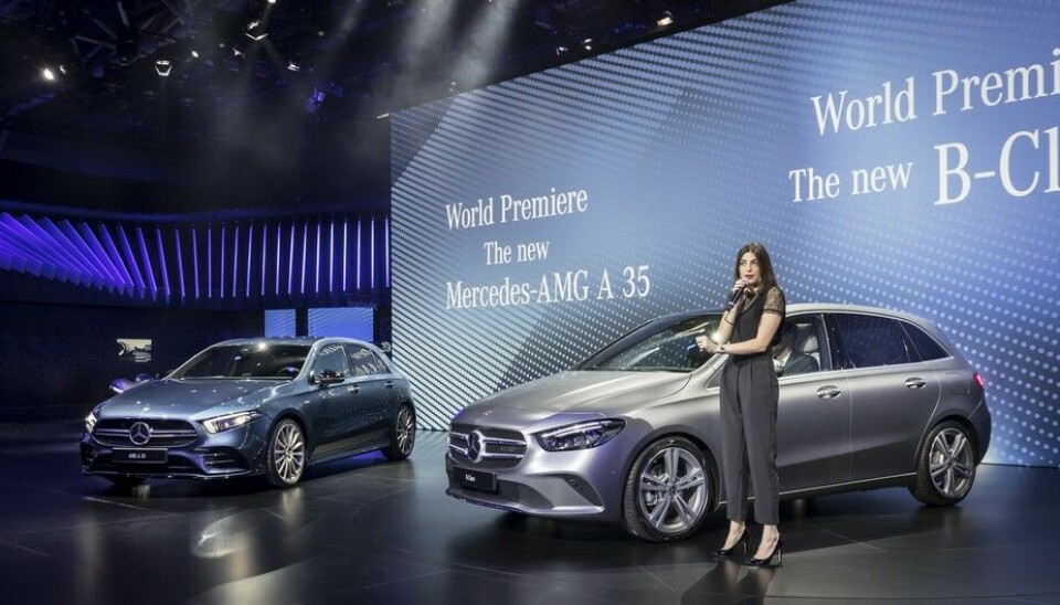 Mercedes-Benz lansering i Paris