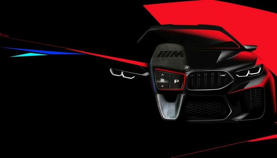 BMW M8 Gran Coupé designskisser