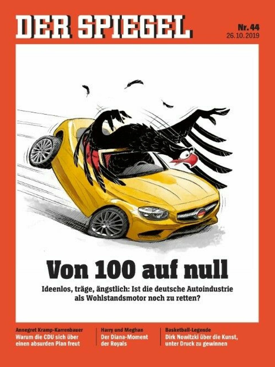 Forsiden til dagens Der Spiegel: