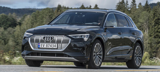 Bilsalget faller, men Audi e-tron på topp