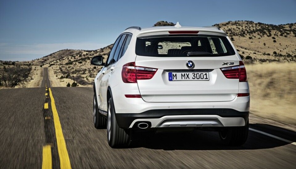 BMW X3 facelift