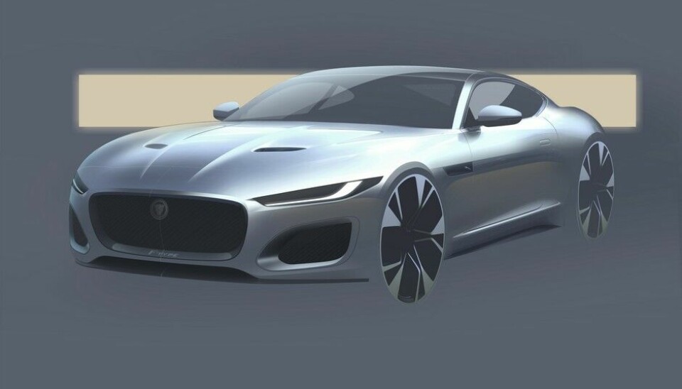Jaguar F-Type designskisse
