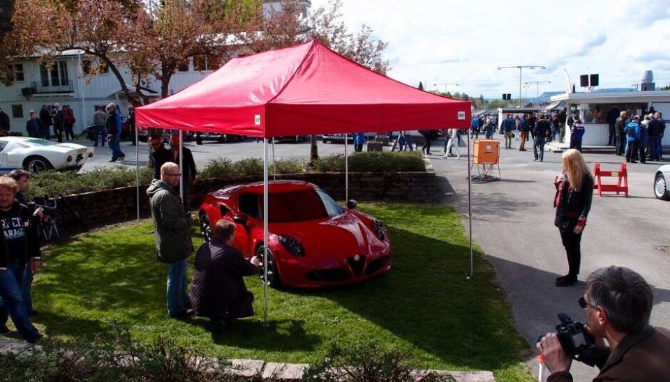 Vårmønstringen 2014Nye Alfa Romeo 4CFoto: Knut Skallerud