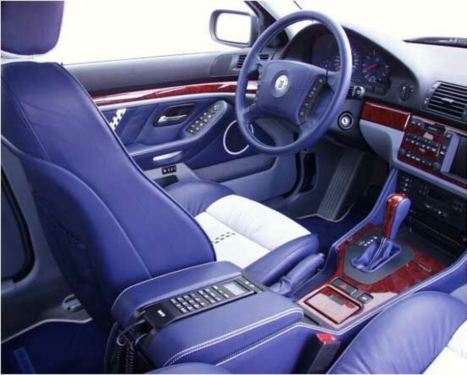Alpina B10 interiør