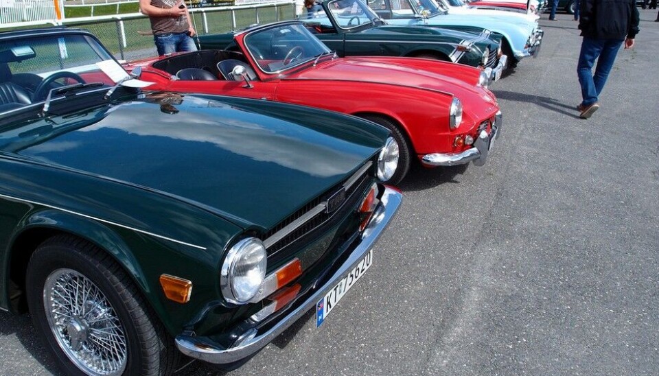 Vårmønstringen 2014Triumph på rekke og radFoto: Knut Skallerud