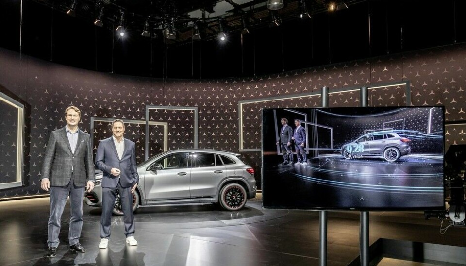 Mercedes-Benz GLADigital presentasjon av styreformann Ola Källenius og designdirektør Gorden Wagener