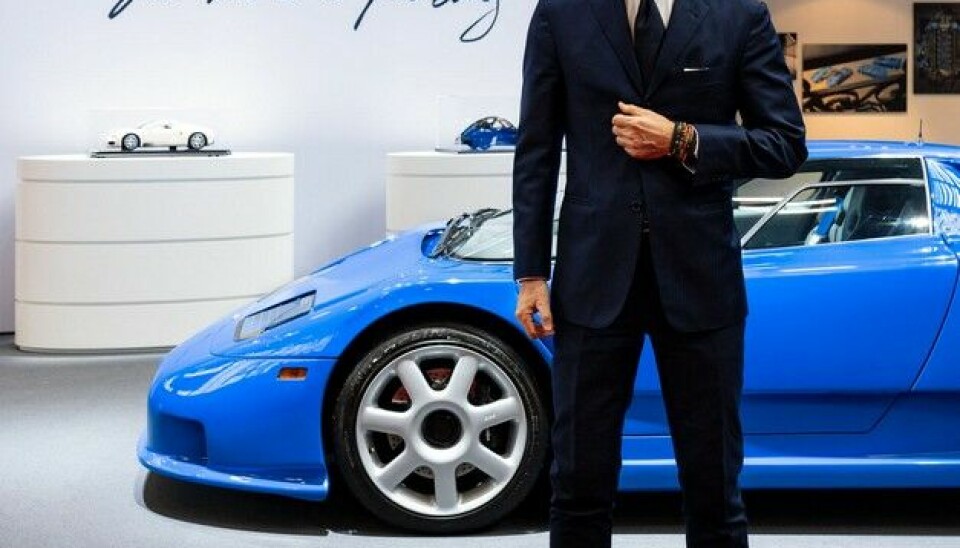 Bugatti på Retromobile 2020Bugatti-sjef Stephan Winkelmann