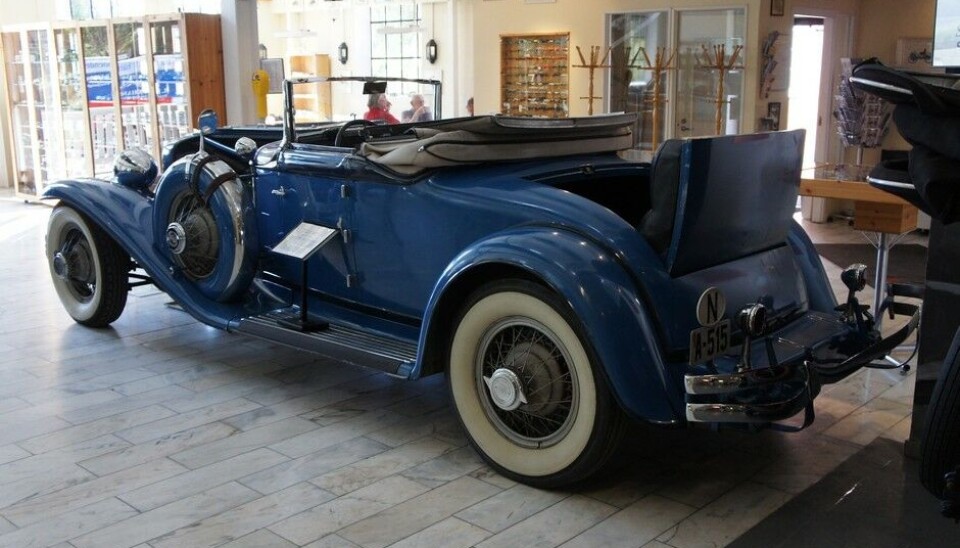 Arvika FordonsmuseumCord L-29 Cabriolet fra 1930. 8 syl 115 hk motor. Sonja Henie var første eier, hun hadde den i Norge i mange årFoto: Jon Winding-Sørensen Arvika FordonsmuseumCord L-29 Cabriolet fra 1930. 8 syl 115 hk motor. Sonja Henie var første eier, hun hadde den i Norge i mange årFoto: Jon Winding-Sørensen