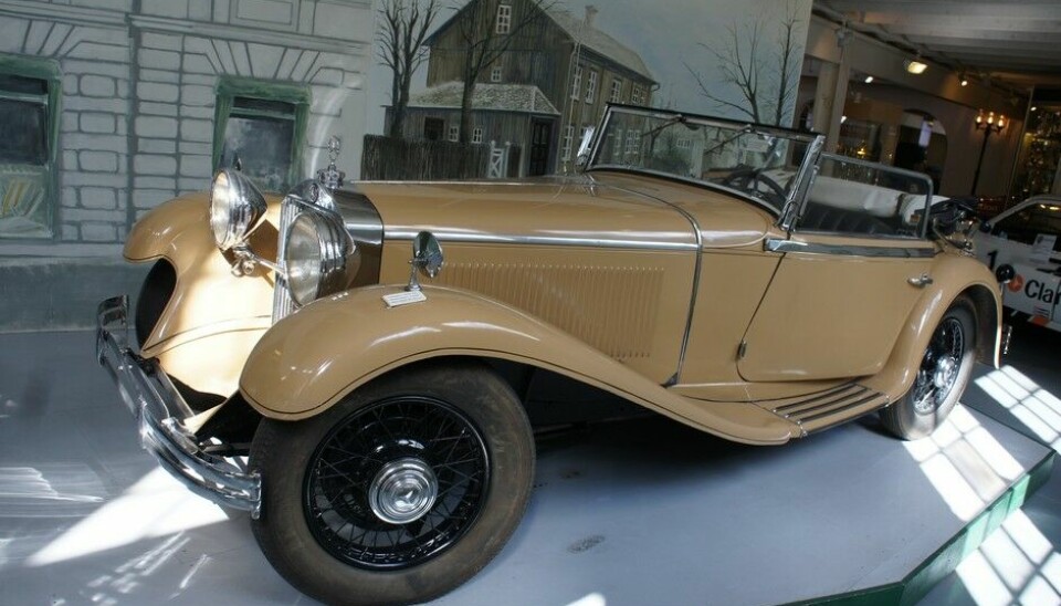 Arvika FordonsmuseumMercedes-Benz 370 S'Mannheim» fra 1931. 75 hk fra 3,7 liter. Mannheim var en av de første modellseriene etter sammenslåingen, men de færreste var så vakre som denne Sport-modellen. Foto: Jon Winding-Sørensen