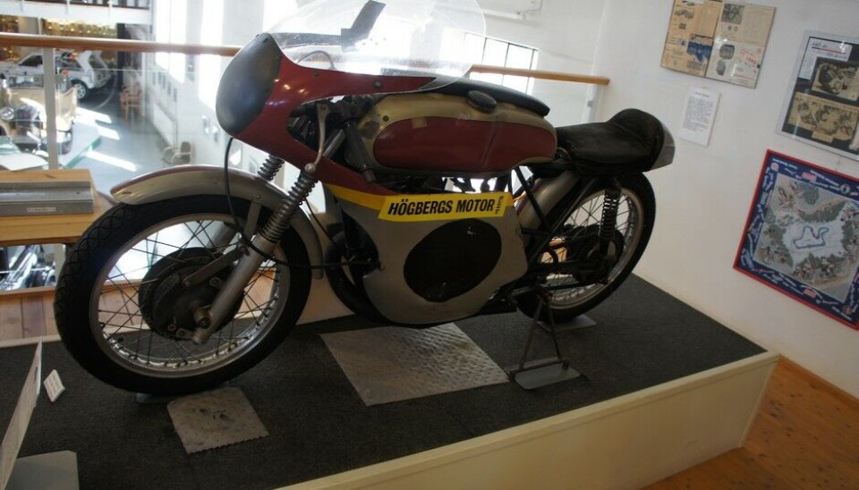 Arvika FordonsmuseumEn 125 Bultaco racer fra 1965Foto: Jon Winding-Sørensen Arvika FordonsmuseumEn 125 Bultaco racer fra 1965Foto: Jon Winding-Sørensen