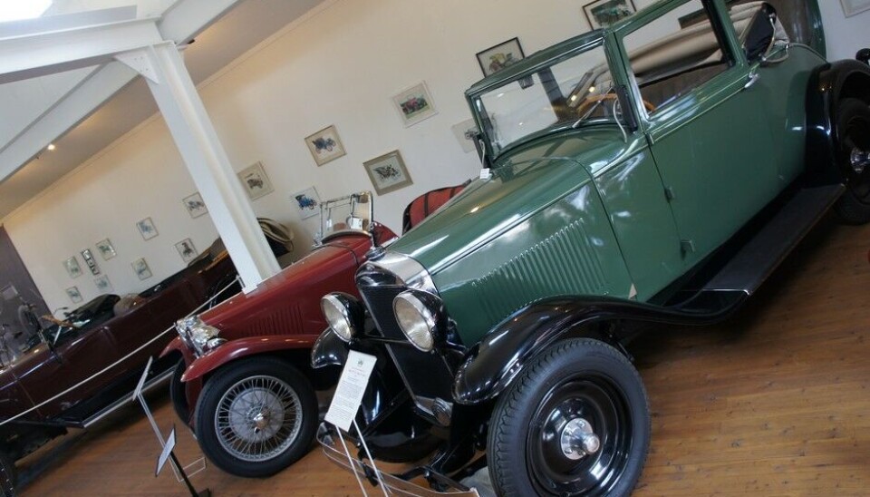 Arvika Fordonsmuseum En Opel P6, 1,8 liter, fra 1931. Nå er Opels biler tegnet og konstruert i USA, så vi kan trygt snakke om Lille-Chevy. SportsCoupé-karosseriet var uvanlig. Foto: Jon Winding-Sørensen Arvika Fordonsmuseum En Opel P6, 1,8 liter, fra 1931. Nå er Opels biler tegnet og konstruert i USA, så vi kan trygt snakke om Lille-Chevy. SportsCoupé-karosseriet var uvanlig. Foto: Jon Winding-Sørensen