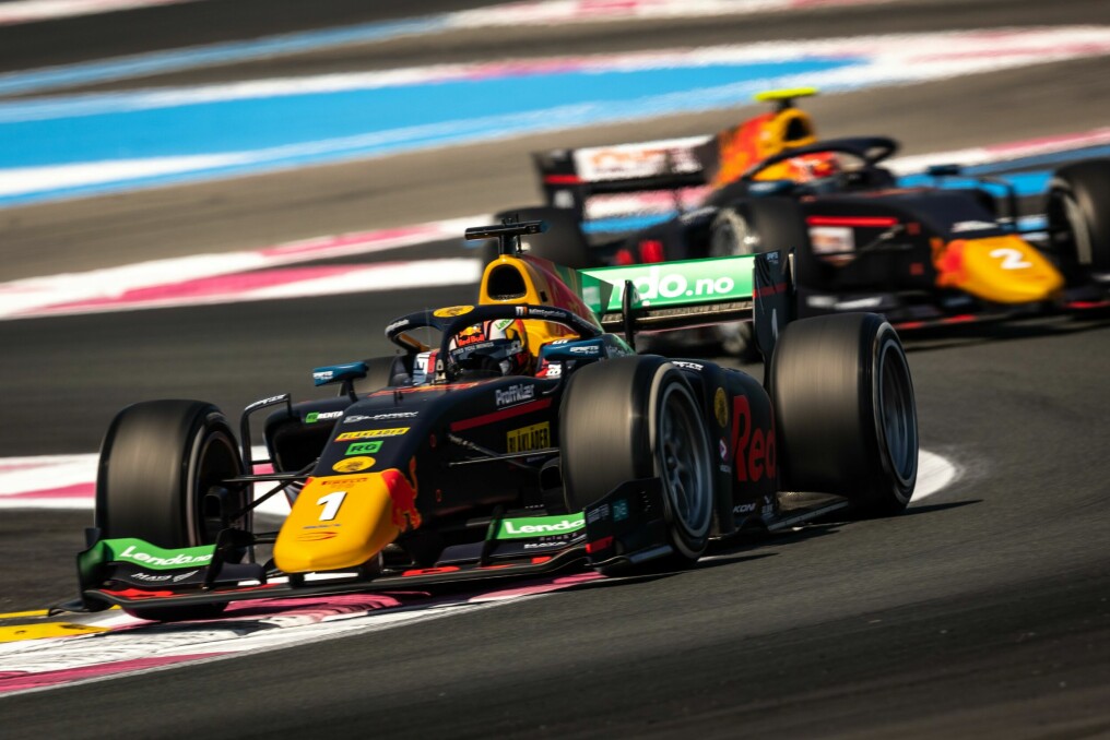 Dennis Hauger #1 Prema Racing, during round 9 of the FIA Formula 2 Championship at Circuit Paul Ricard, on July 22 - 24, 2022. // Dutch Photo Agency / Red Bull Content Pool // SI202207220820 // Usage for editorial use only //