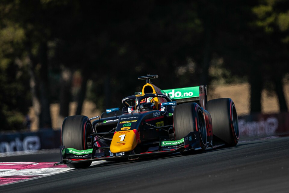 Dennis Hauger #1 Prema Racing, during round 9 of the FIA Formula 2 Championship at Circuit Paul Ricard, on July 22 - 24, 2022. // Dutch Photo Agency / Red Bull Content Pool // SI202207220822 // Usage for editorial use only //