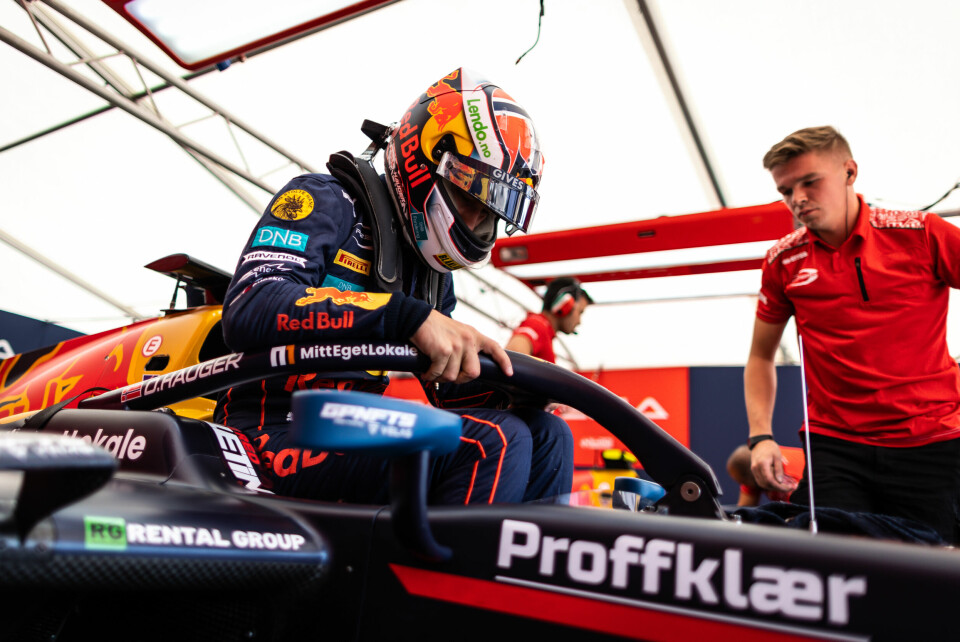 Dennis Hauger #1 Prema Racing, during round 10 of the FIA Formula 2 Championship at the Hungaroring, on July 29 - 31, 2022. // Dutch Photo Agency / Red Bull Content Pool // SI202207290436 // Usage for editorial use only //