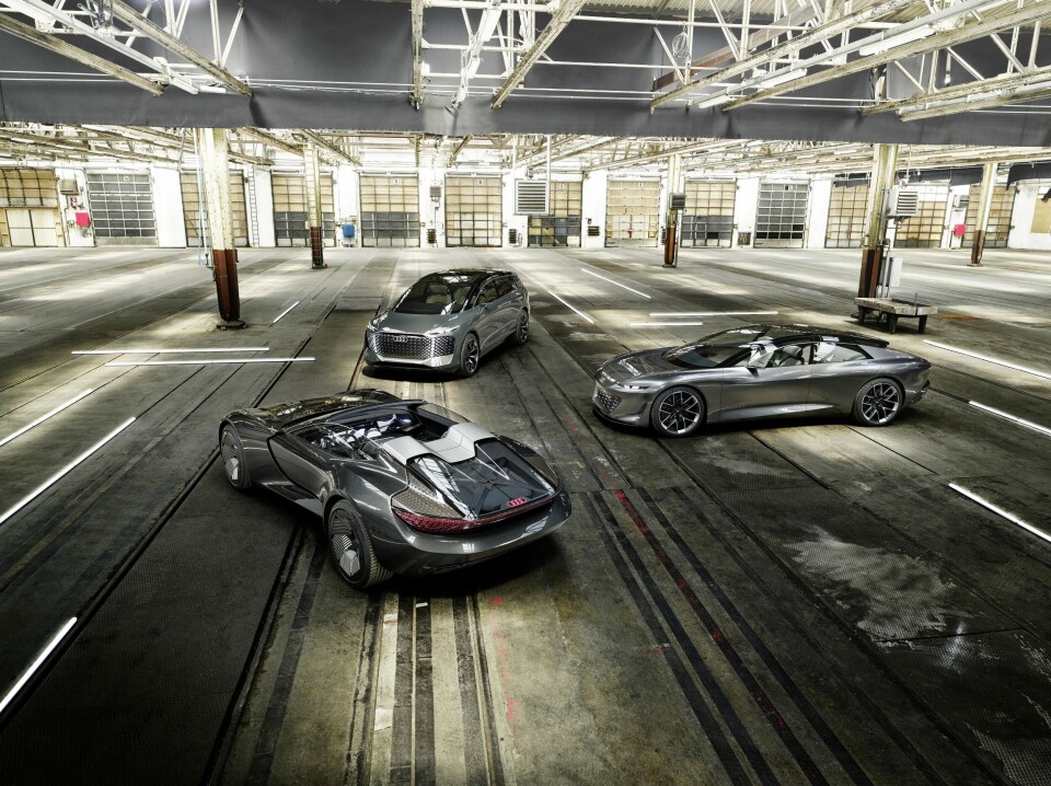 Audi skysphere concept (2021), Audi urbansphere concept (2022), Audi grandsphere concept (2021)