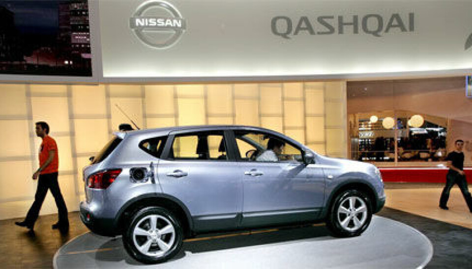 Bildebrev fra ParisQashqai fra Nissan, vanskelig navn og nye former