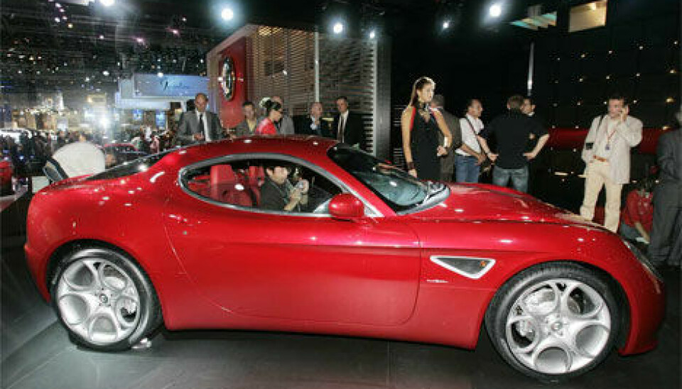 Bildebrev fra ParisAlfa 8C Competizione er en vakker kreasjon
