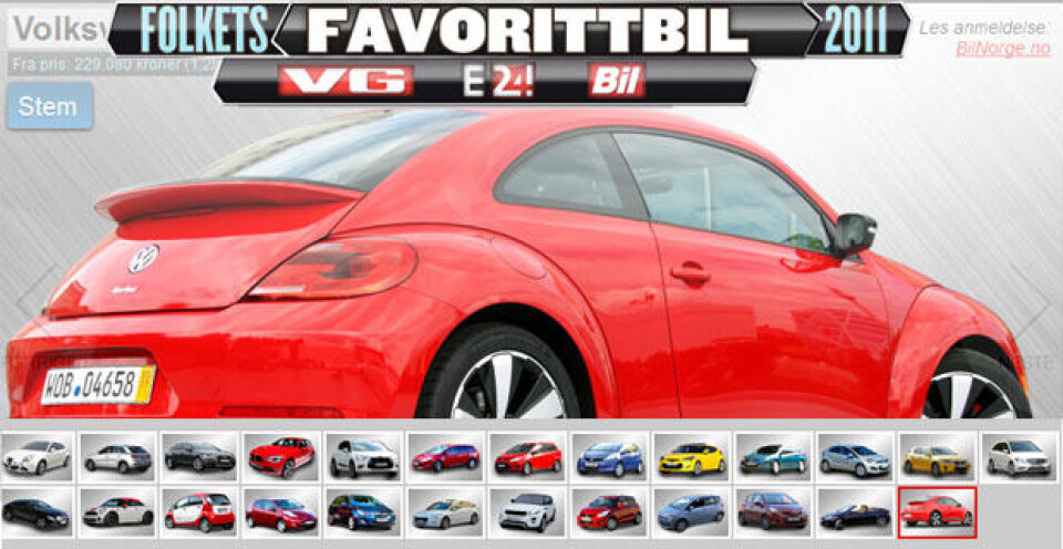 Vi kårer folkets favorittbil 2011