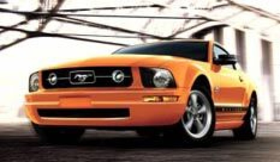Norsk Mustang-reklame