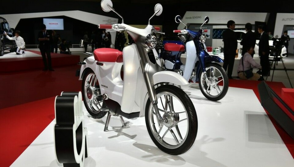 MC på Tokyo Motor ShowHonda EV Cub Concept
