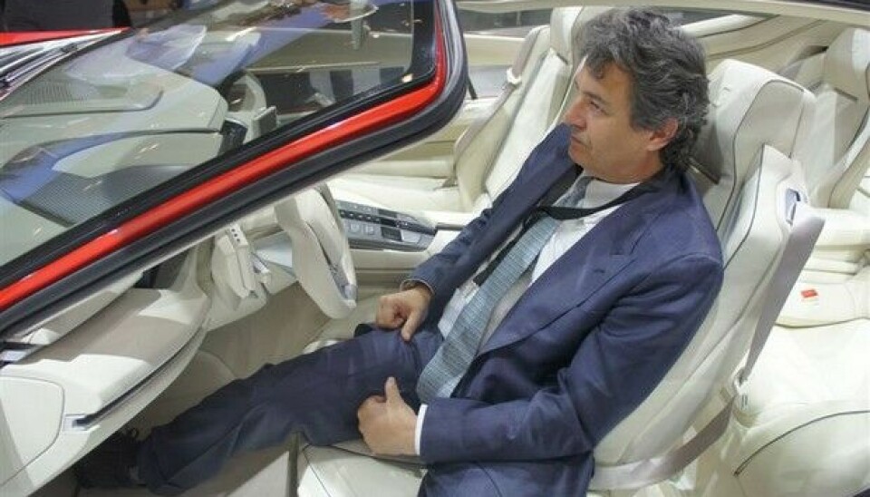 Volkswagen-konsernet i Genève 2012Fabrizio Giugiaro så ut som han satt i pappas Brivido for første gang...