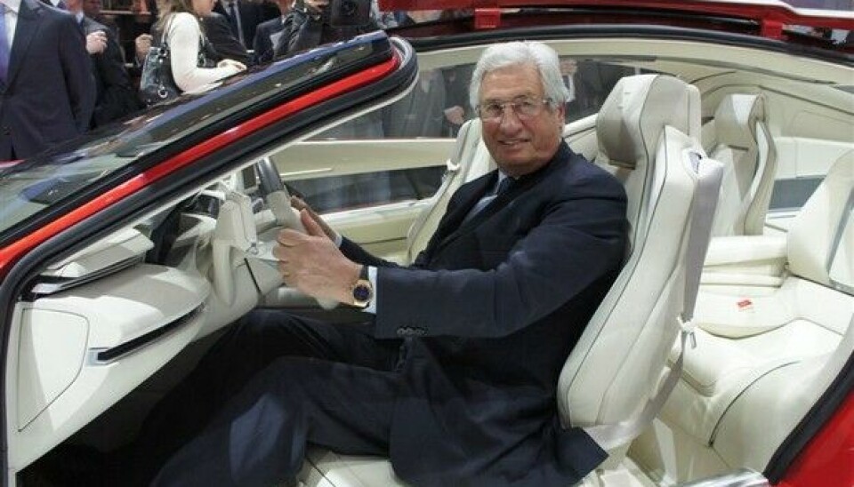 Volkswagen-konsernet i Genève 2012... mens far selv, Giorgetto, virket som han likte det han hadde gjort.