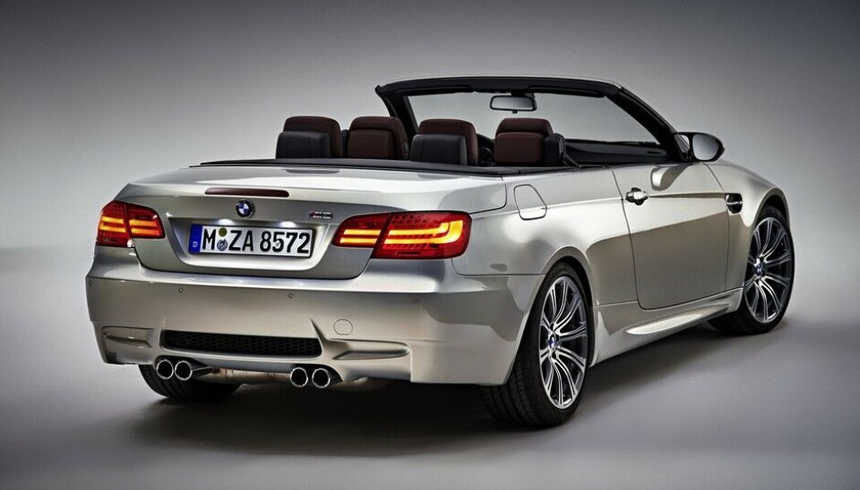 BMW M3 CabrioletGenerasjon 4 BMW M3 CabrioletGenerasjon 4