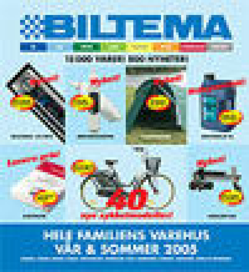 Biltema viser kortene