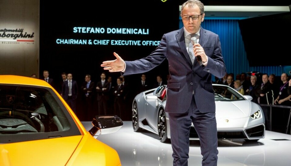 Lamborghini Huracan PerformanteLamborghinis toppsjef, Stefano Dominicali