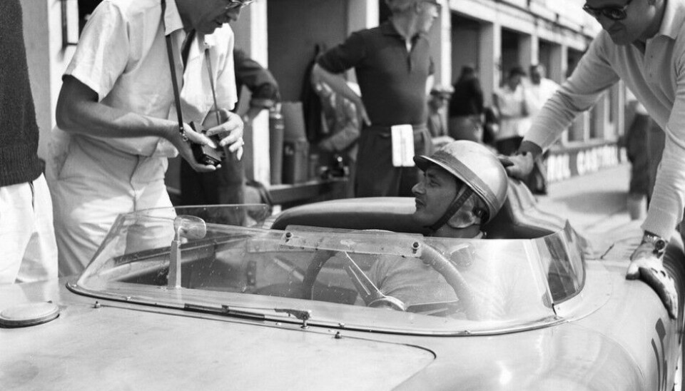 Klassisk Porsche 718 1000 km Nürburgring med Hans Hermann 1959