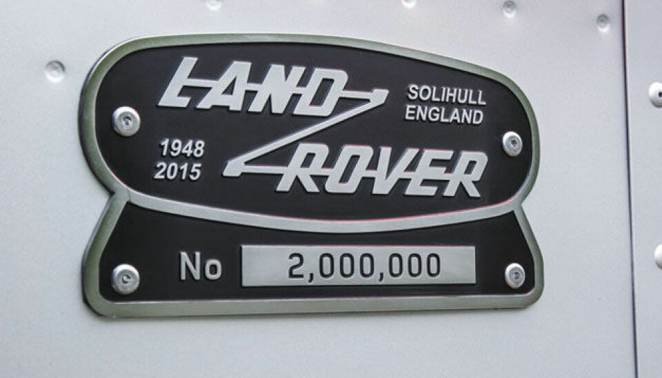 Land Rover Defender 2.000.000