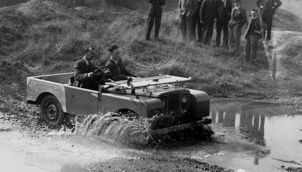 Land Rover testing i svunne tider