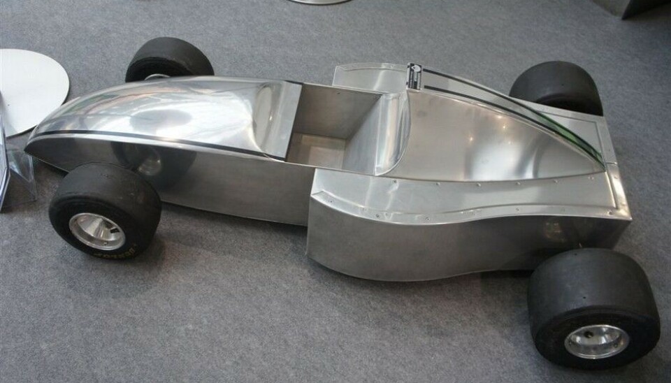 Automechanika 2014Dette er laget av lærlinger på karosseribanke-skoler. Snart bygger de i fullskala. Foto: Jon Winding-Sørensen
