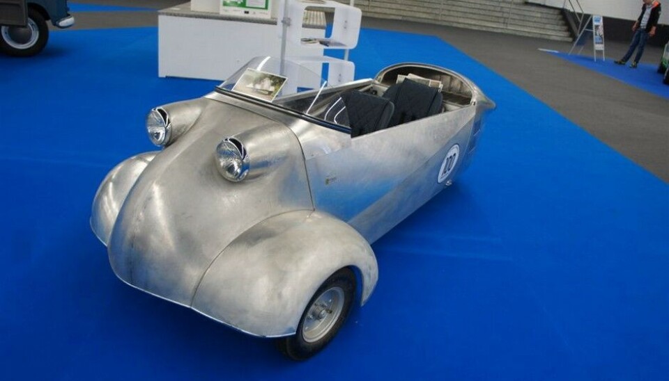 Automechanika 2014Men denne likte jeg. En Messerschmitt der alt er nytt, fra lekkert karosseri til smart eldrift-pakke. Foto: Jon Winding-Sørensen