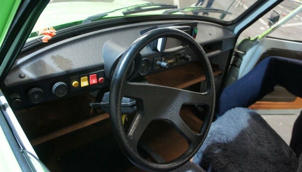 Automechanika 2014Men kanskje ikke så dumt å bytte ut 2-takts promperen i en Trabant med noe som går både bedre og renere. Foto: Jon Winding-Sørensen
