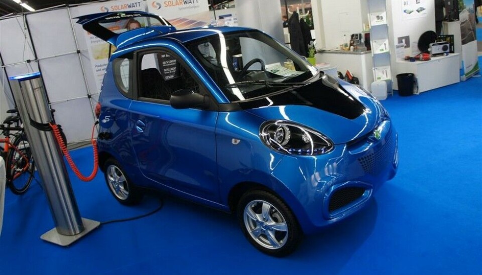 Automechanika 2014Shandong heter denne lille kineseren. Alt for tung, nesten 600 kg. Foto: Jon Winding-Sørensen