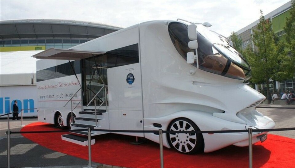 Automechanika 2014Det var ikke bare på Lillestrøm vi fant dyre bobiler. Foto: Jon Winding-Sørensen