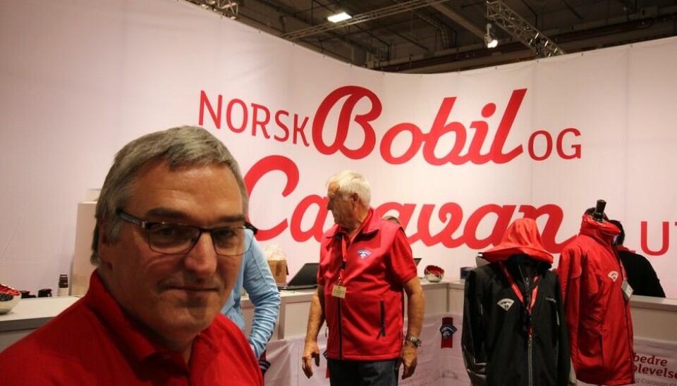 Caravanmessen 2014Daglig leder i Norsk Bobil og Caravan Club, Jørgen SnoenFoto: Terje Ringen