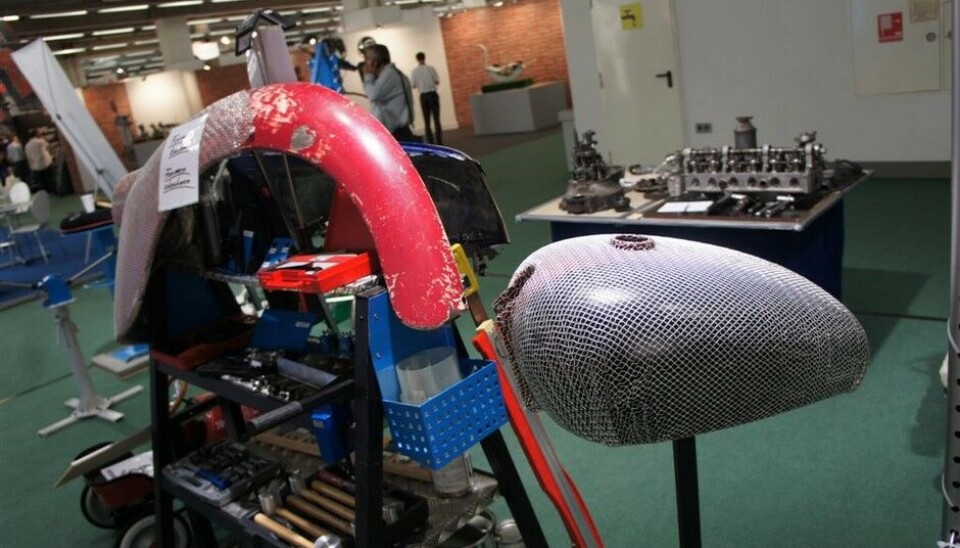 Automechanika 2014Her lærer vi å kopiere kompliserte former når noe må bygges på nytt. Foto: Jon Winding-Sørensen