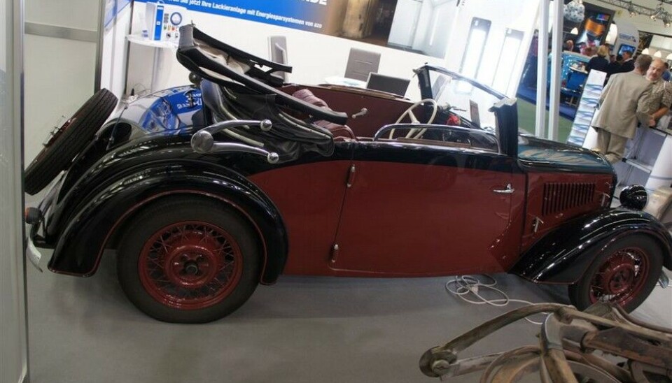Automechanika 2014Restaureringsstanden hadde en DKW slik utgangspunktet kan være og slik resultatet kan bli. Foto: Jon Winding-Sørensen