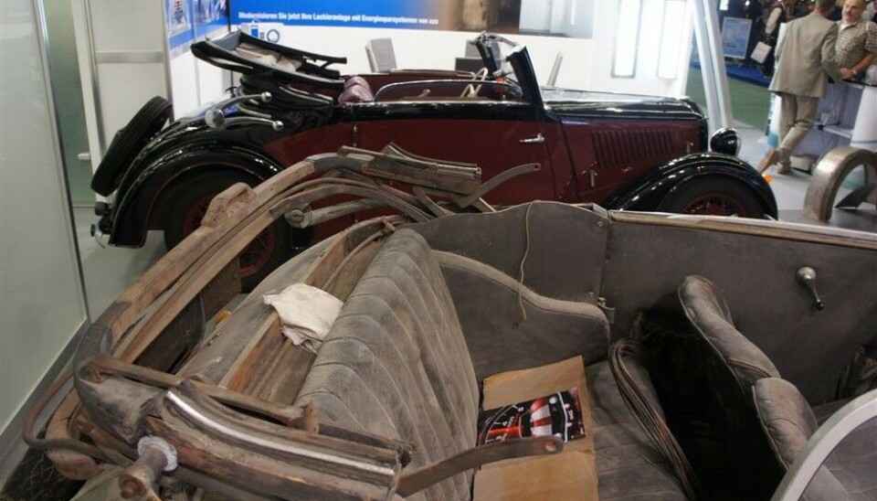 Automechanika 2014Restaureringsstanden hadde en DKW slik utgangspunktet kan være og slik resultatet kan bli. Foto: Jon Winding-Sørensen