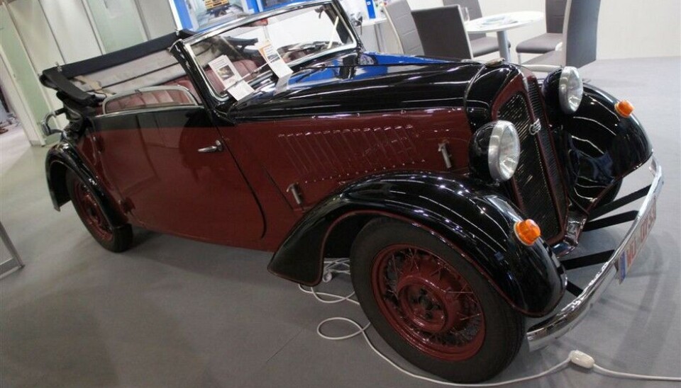 Automechanika 2014Restaureringsstanden hadde en DKW slik utgangspunktet kan være og slik resultatet kan bli. Foto: Jon Winding-Sørensen