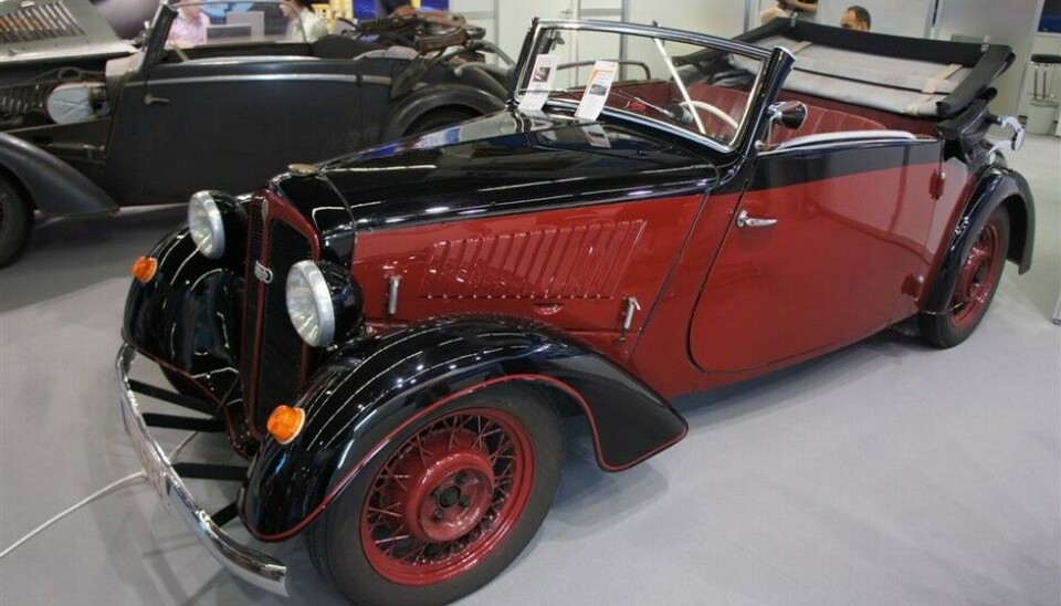 Automechanika 2014Restaureringsstanden hadde en DKW slik utgangspunktet kan være og slik resultatet kan bli. Foto: Jon Winding-Sørensen